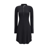 Courrèges Black Viscose Casual Dress